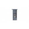 SOBA PE PELEȚI CU SISTEM DE APĂ FALCON COMODO CENTRAL P25 (25 KW - ALB)