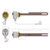 UNIVAL rezistență electrică de încălzire 3 kW - cu termostat încorporat (5/4" - galvanizată)