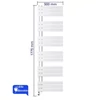Radiator electric pentru uscarea prosoapelor WENTOREX Asymmetric Electric 900 Watt 