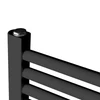 Radiator electric pentru uscarea prosoapelor WENTOREX Tolla Electric 900 Watt (Negru - 500 mm)