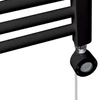 Radiator electric pentru uscarea prosoapelor WENTOREX Tolla Electric 900 Watt (Negru - 500 mm)
