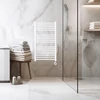 Radiator electric pentru uscarea prosoapelor WENTOREX Tolla Electric 700 Watt (alb - 500 mm)