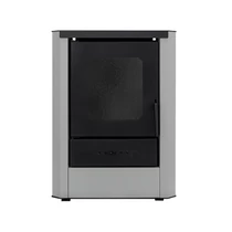  Termosemineu pe lemne FALCON RIMINI COMODO Central W18 cu  cameră de apă (18 kW - gri) 