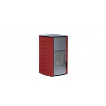 Termosemineu pe peleti FALCON COMODO CENTRAL P18 kw complet echipat pentru incalzire, pompa, vas expansiune, aprindere automata, buncar peleti integrat, culoare burgundă