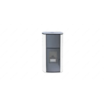 Termosemineu pe peleti  FALCON COMODO CENTRAL P18 KW complet echipat pentru incalzire, pompa, vas expansiune, aprindere automata, buncar peleti integrat, culoare alb