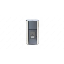 Termosemineu pe peleti WENTOREX GARLATE PS-H 13 KW complet echipat pentru incalzire, pompa, vas expansiune, aprindere automata, buncar peleti integrat, culoare cremă