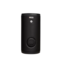 Boiler cu 2 serpentine APAMET STIL S2 BOT (150L- 200L-300L-500L) , pentru centrala termica si solar, montaj pe sol, izolatie termica, manta de protectie , flansa de vizitare