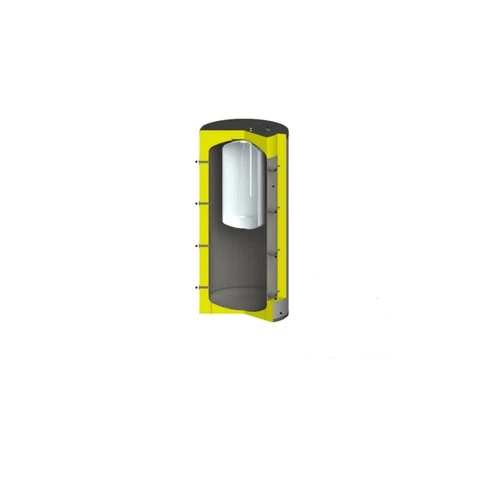 Rezervor/puffer de acumlare 'tank-in-tank' Centrometal CAS-B 1503 litri/170 litri INOX, grosime tabla 3mm Izolație din burete de 100 mm cu capac din piele artificială cu fermoar (1426 litri)
