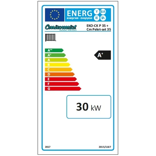 Centrale mixte pe lemn și peleți CENTROMETAL tip EKO-CK P 30 kw 