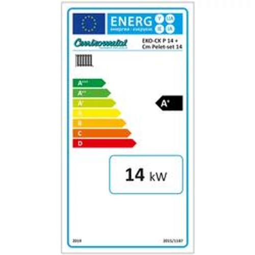 Centrale mixte pe lemn și peleți CENTROMETAL tip EKO-CK P 14 kw 