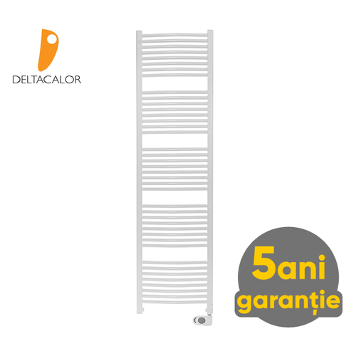Radiator electric portprosop Deltacalor Electro 1000 Watti (alb - 500mm)