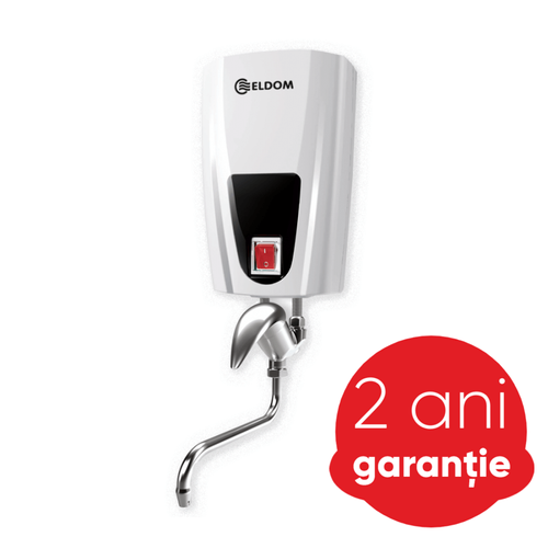 Instant electric Eldom E42 chiuveta, cu robinet cu o singura parghie ceramica (3,5 KW )