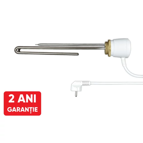Rezistenta electrica Eliko cu termostat încorporat de 6/4 &quot; inch (inox - 3 kW)