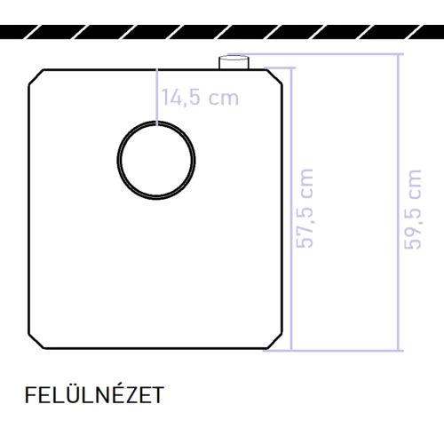  Termosemineu pe lemne FALCON RIMINI COMODO Central W18 cu  cameră de apă (18 kW - gri) 