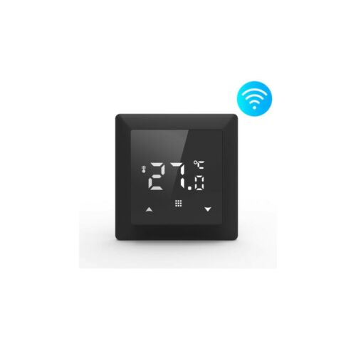 FALCON RF WiFi CONTROL PRO Black Termostat digital de cameră pentru încălzire centrală (3A - negru) (iOS / Android)