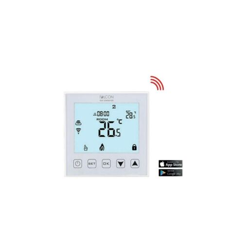 FALCON U-HEAT Wi-Fi CONTROL-2 termostat de cameră cu senzor de temperatură în pardoseală - pentru încălzire electrică prin pardoseală (16A)