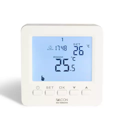 Falcon RF Control Basic - Termostat de cameră programabil, digital, pentru încălzire centrală (3A)