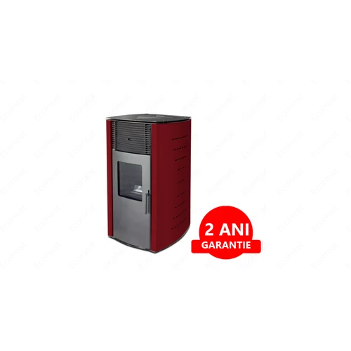 SOBA PE PELEȚI FALCON COMODO TREND P10 CU AER CALD (10 KW - BURGUNDĂ)