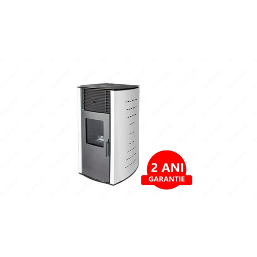 SOBA PE PELEȚI FALCON COMODO TREND P10 CU AER CALD (10 KW - ALB)