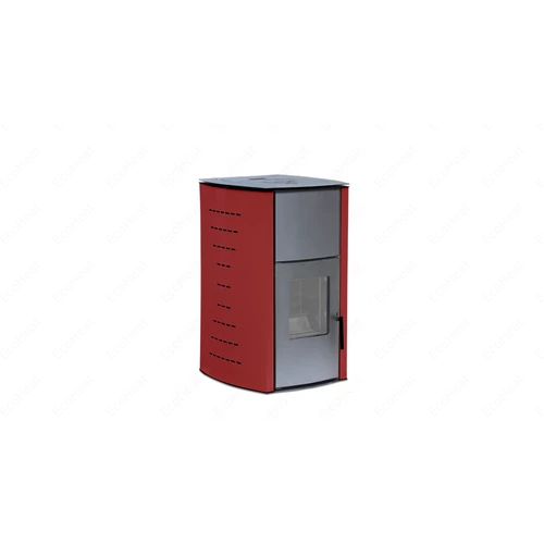 TERMOSEMINEU PE PELETI FALCON COMODO CENTRAL P12 (13 KW - BURGUNDĂ)