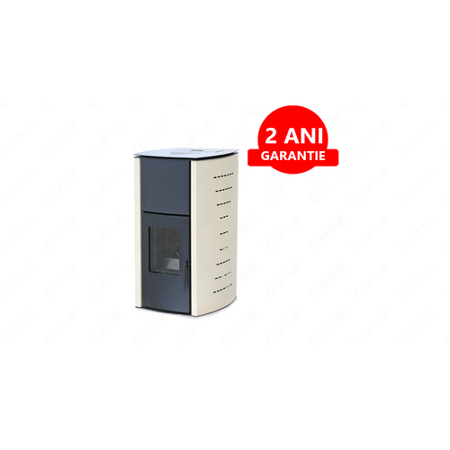 SOBA PE PELEȚI CU SISTEM DE APĂ FALCON COMODO CENTRAL P25 (25 KW - CREMĂ)
