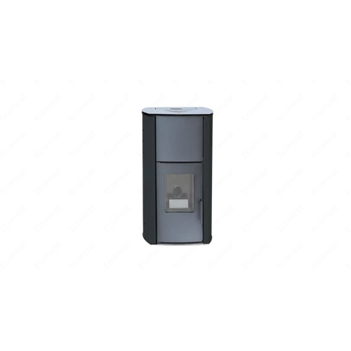 Termosemineu pe peleti FALCON COMODO CENTRAL P18 KW complet echipat pentru incalzire, pompa, vas expansiune, aprindere automata, buncar peleti integrat, culoare gri