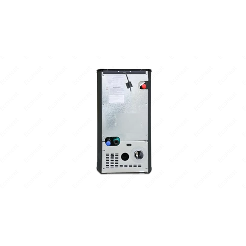 Termosemineu pe peleti FALCON COMODO CENTRAL P13 KW complet echipat pentru incalzire, pompa, vas expansiune, aprindere automata, buncar peleti integrat, culoare gri