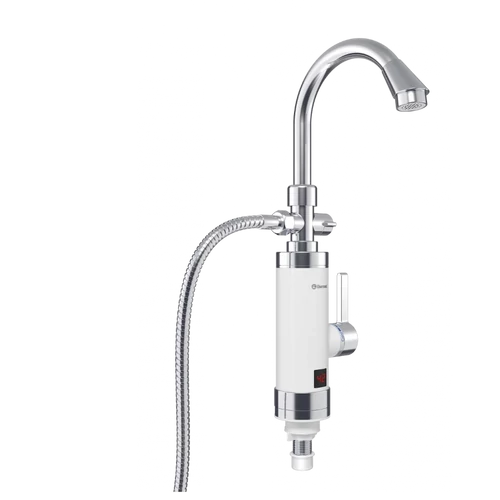 Robinet electric pentru incalzit apa instant cu dus, 3000W, Afisaj LCD, Prindere pe chiuveta - Thermex Focuc 3000