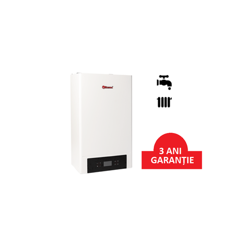 Centrala electrica THERMEX E918 – 18 kW pentru încălzire și completat cu un rezervor indirect de ACM, pentru producerea apei calde